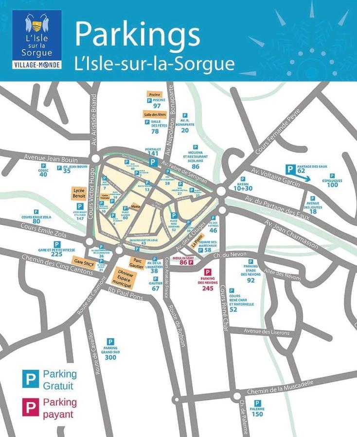 Appartement Terrasse Climatise Calme En Centre-Ville LʼIsle-sur-la-Sorgue Dış mekan fotoğraf